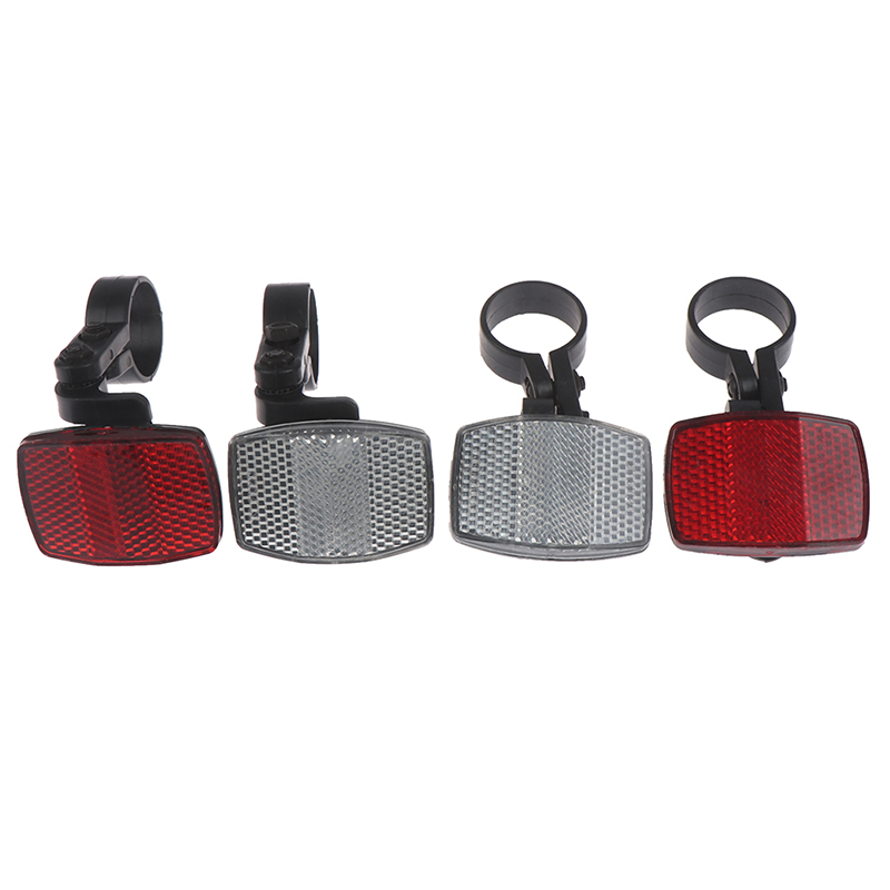 Bike Light Front Rear - TS 1PC高品質プラスチック製自転車リフレクター、自転車ハンドルバーリフレクター、自転車反射板、前後警告灯
