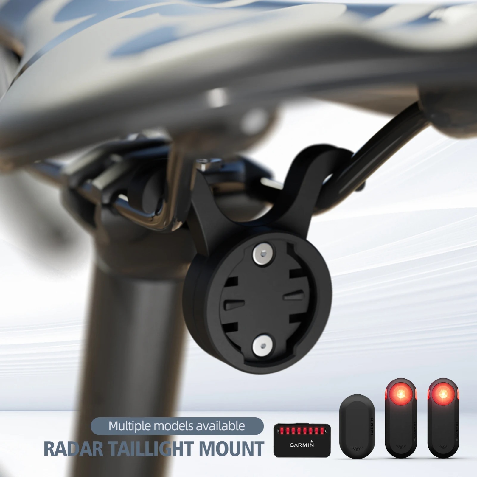 Commuting By Bike - 自転車サドルランプマウントバイクテールライトシートポストホルダーブラケットガーミンレーダー RT510 RTL515 RVR315 L308 L508