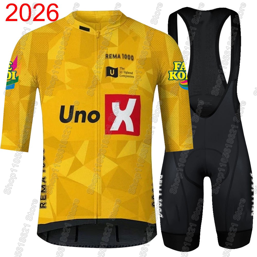 Cycling Commuter Shorts - Uno X スペインツアー2026 チームサイクリングジャージセット 夏用自転車ウェア ロードバイクシャツスーツ