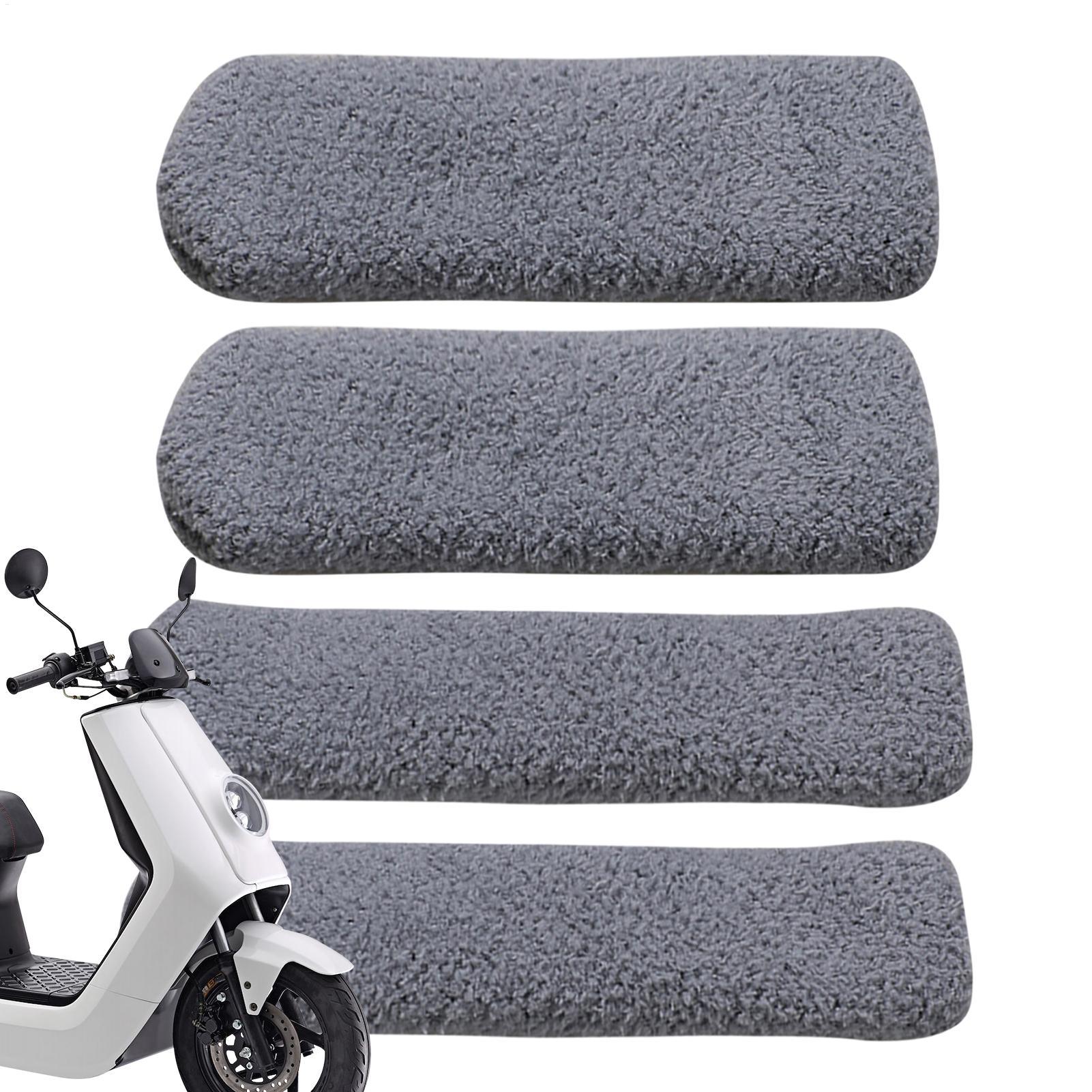 Cycling Commuting - オートバイのハンドルバーカバー 暖かいソフト伸縮性のあるハンドルバーブレーキレバーカバー サイクリング用 アドベンチャー通勤用 クルージング用 ショート