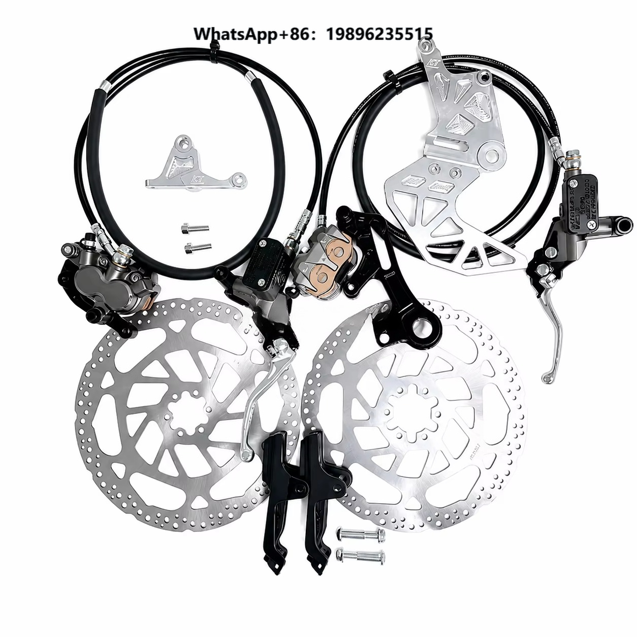 Bike Light Front Rear - レーシング強化フロントリアブレーキアセンブリ油圧ディスクキット ライトビー・ウルトラビー用アップグレードキット