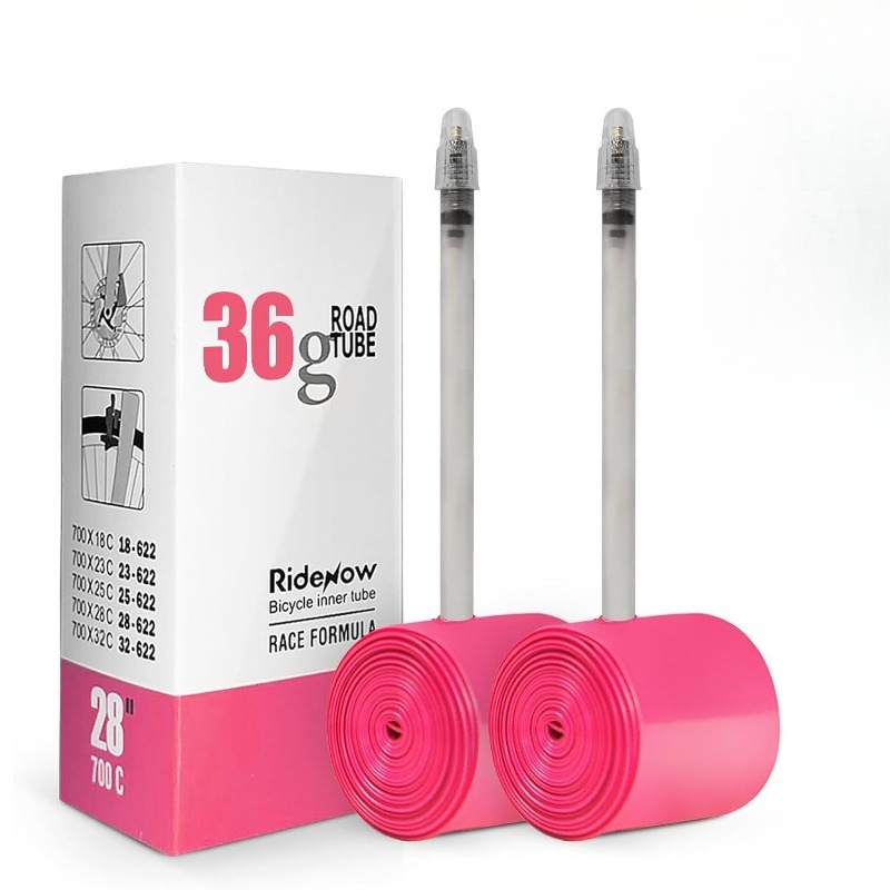 Inner Tube 700C - 2パック RideNow 超軽量自転車インナーチューブ 700C X 18-32C