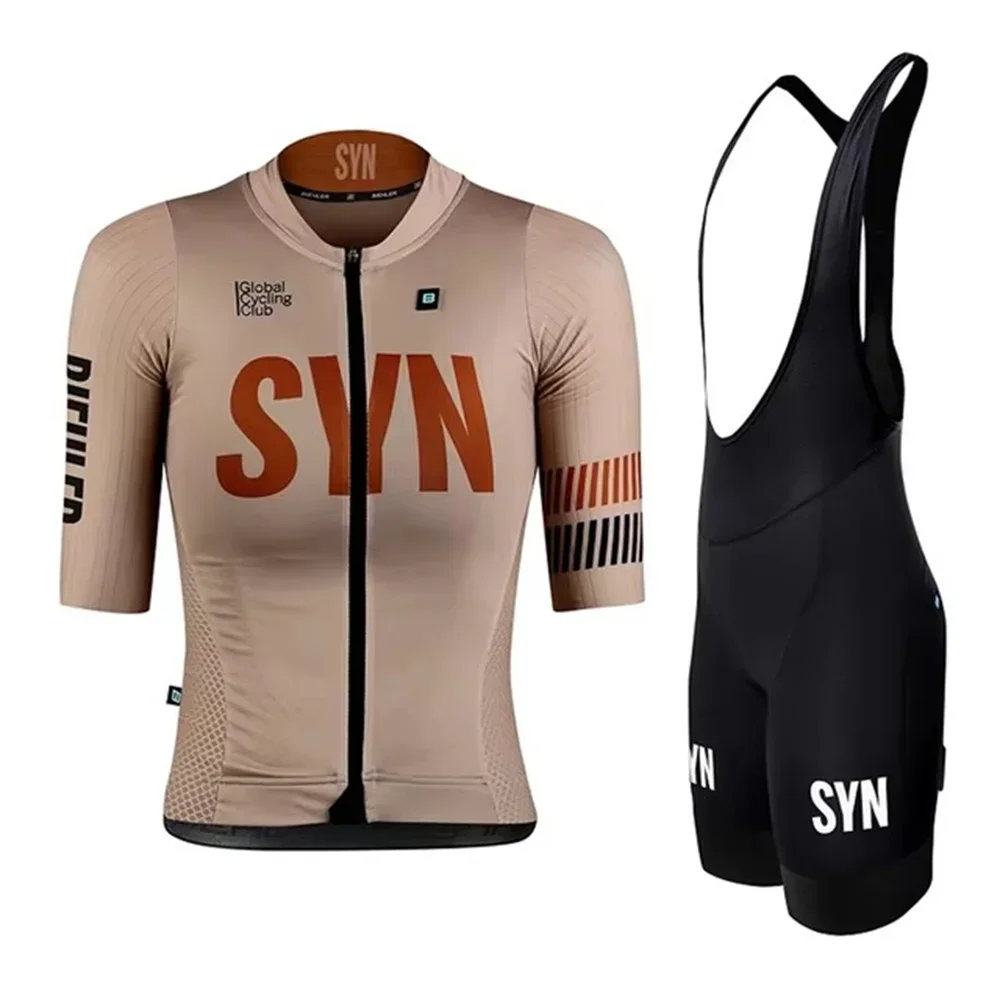 Cycling Commuter Shorts - 夏 SYN チームサイクリングセット女性シンジケート半袖ジャージとビブショーツプロレース自転車服スーツ