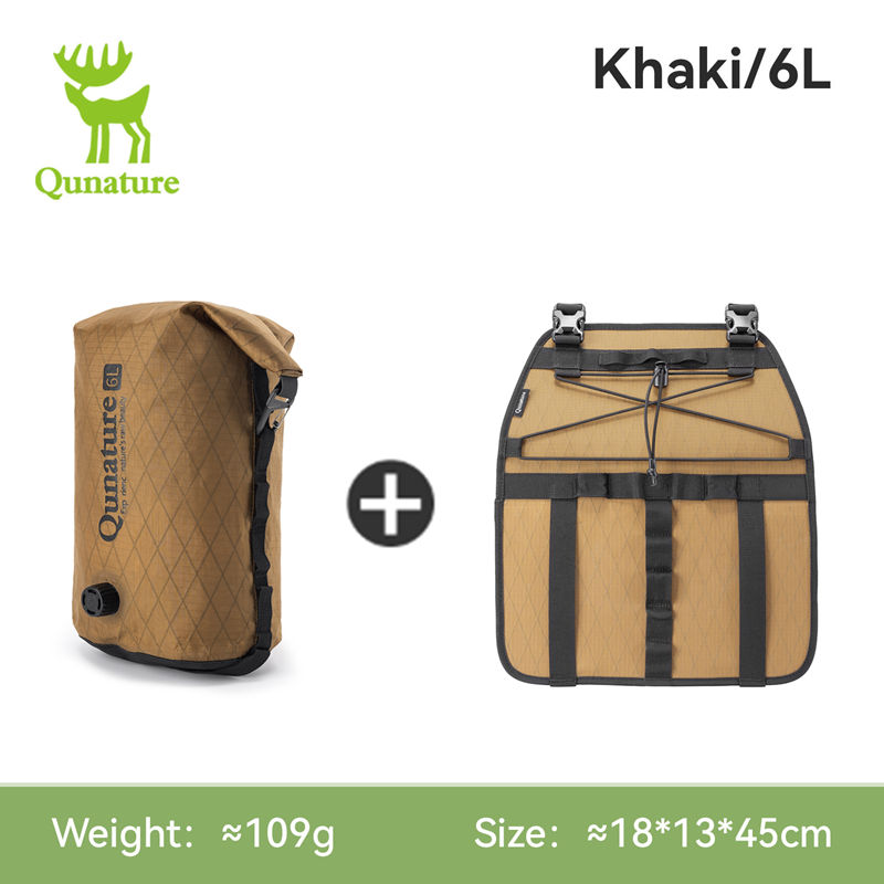 Cycling Commuter Backpack Waterproof - Qunature 6/12L バイクパッキングバッグ 完全防水圧縮サック 軽量 全天候型