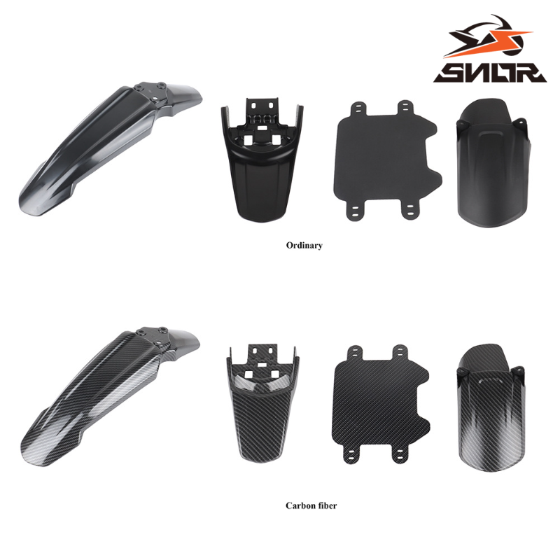 Bike Light Front Rear - SNOR製、Sur Ron Light Bee電動オフロードバイク用プラスチック製ボディフェアリングキット。フロント、リアのボディパーツ、フェンダー、外装シェル、アクセサリー。