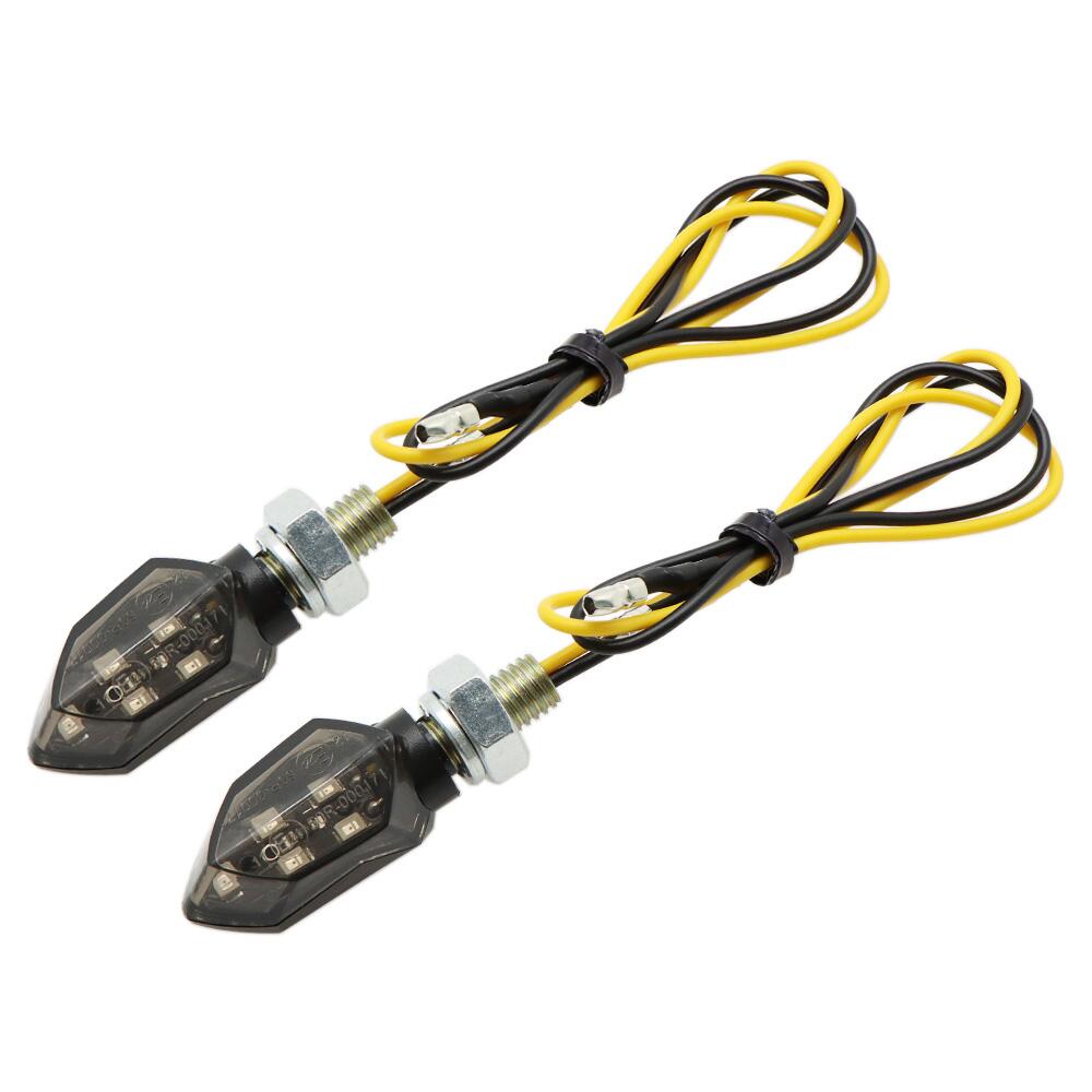 ミニ LED オートバイターンシグナルライトシーケンシャルフ - Bike Light Front Rear のレビューと価格