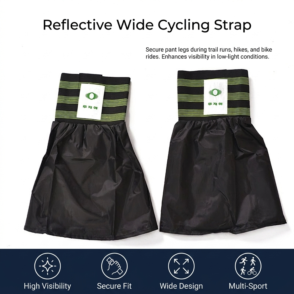 夜間サイクリング通勤者向け反射性パンツレッグストラップ、高視 - Cycling Commute Pants のレビューと価格