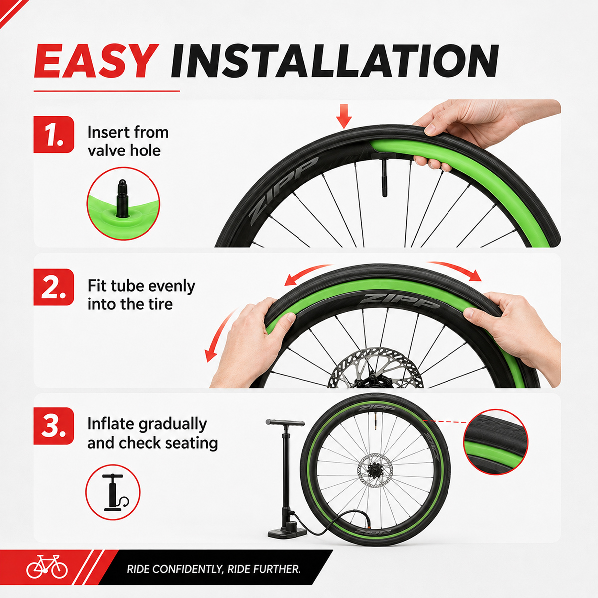PINMOAP 軽量TPU製自転車用チューブ 700C 18 - Inner Tube 700C のレビューと価格