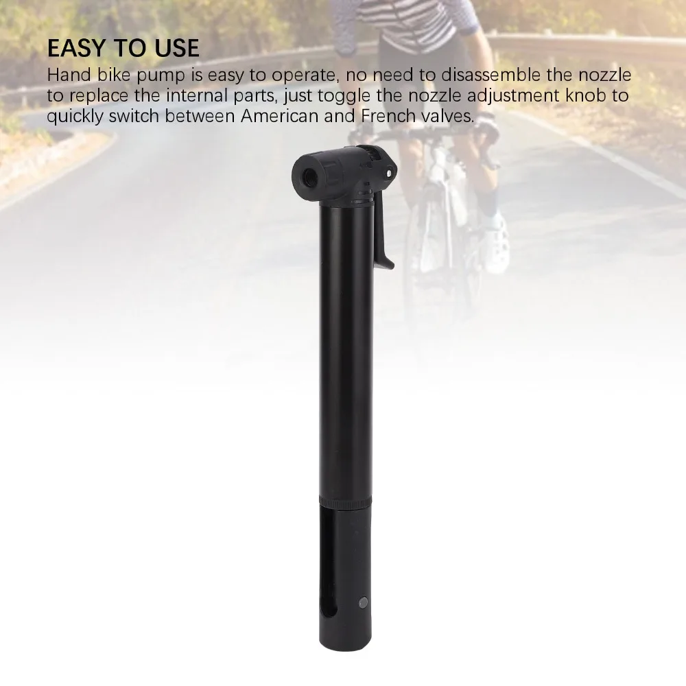 ポータブルバイクポンプ ミニアルミ合金製、プラスチック製サイ - Bike Pump Frame Mount のレビューと価格