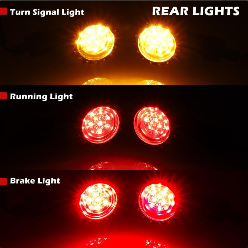 オートバイ弾丸 LED フロントリアターンシグナルライト S - Bike Light Front Rear のレビューと価格