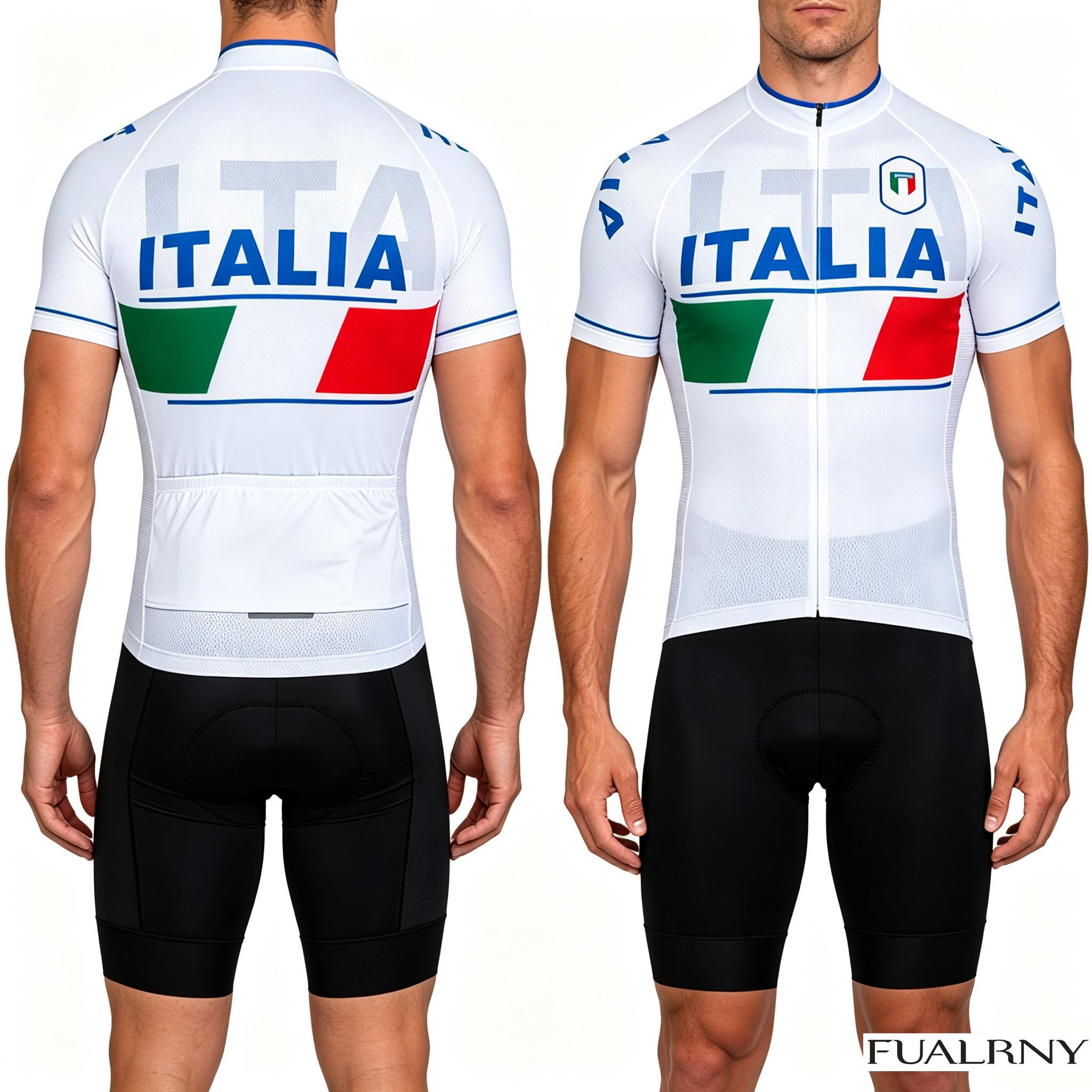 イタリア夏サイクリングジャージセットマイヨバイクジャージビブ - Cycling Commuter Shorts のレビューと価格