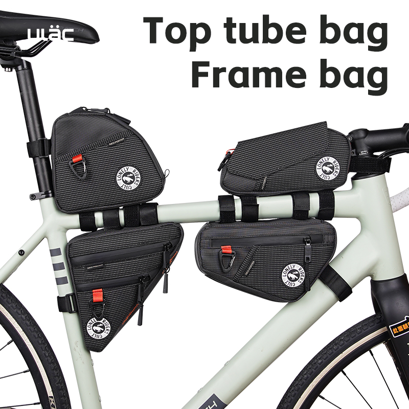 Ulac トライアングルサイクリングバッグ自転車フロントサド - Cycling Commuter Backpack Waterproof のレビューと価格