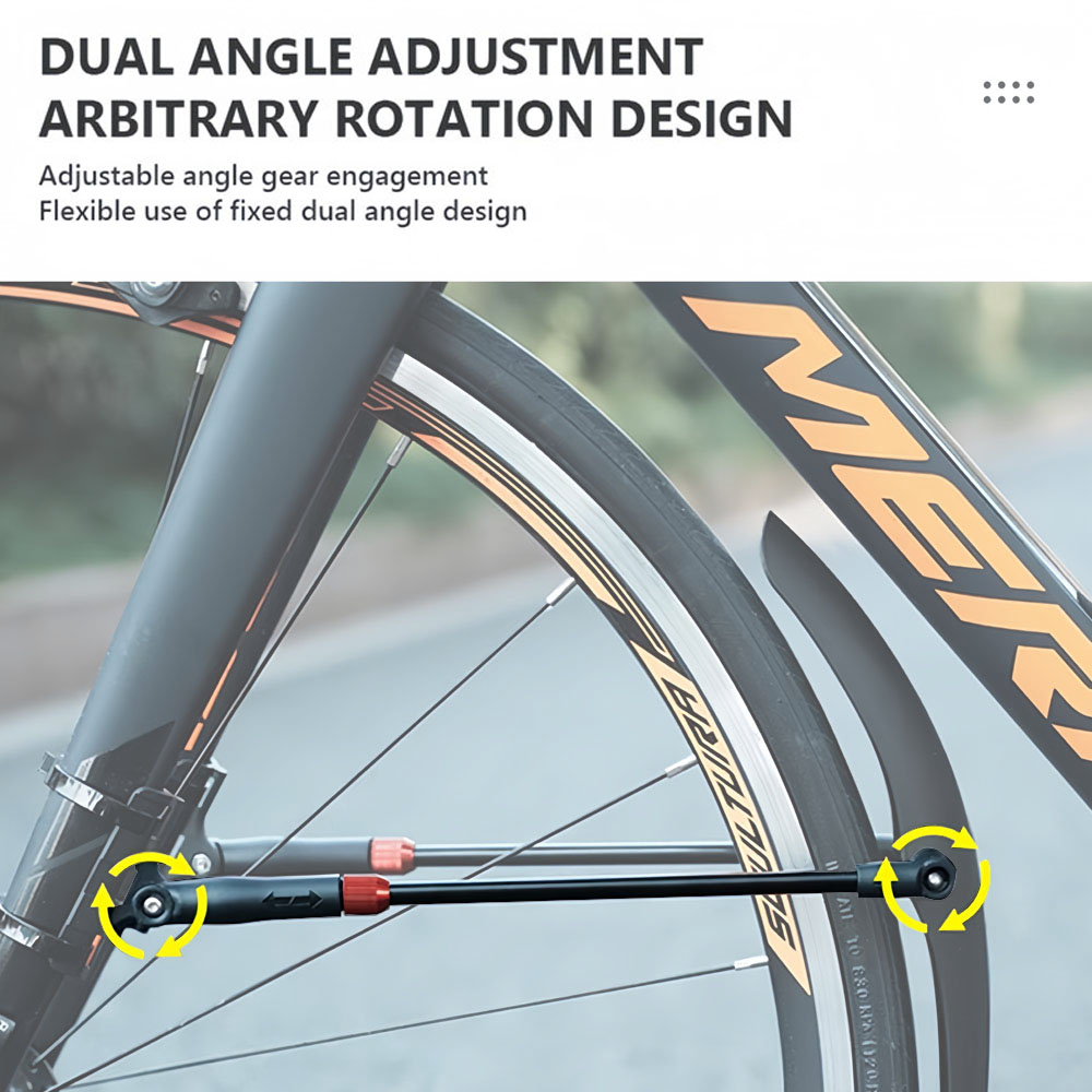 軽量で耐久性のある自転車用マッドガードセット、角度調整可能な - Fender Mudguard Set のレビューと価格