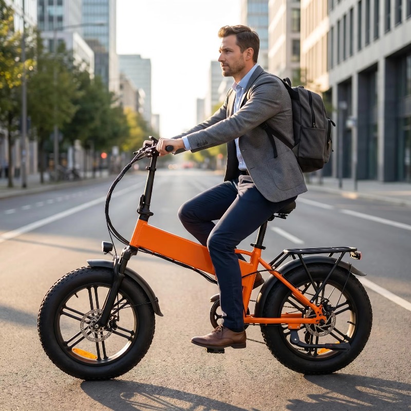 ポータブル折りたたみ式20インチ電動マウンテンバイク500W - Cycling Commuting のレビューと価格