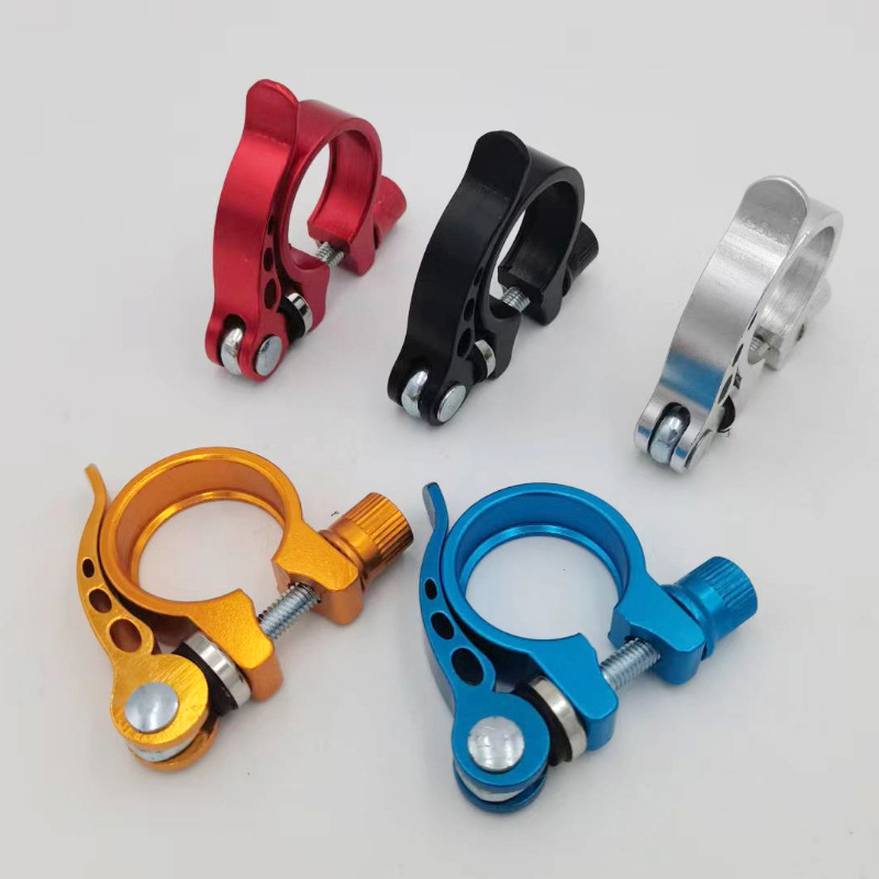 自転車シートポストクランプ 31.8/34.9mm クイック - Commuting By Bike のレビューと価格