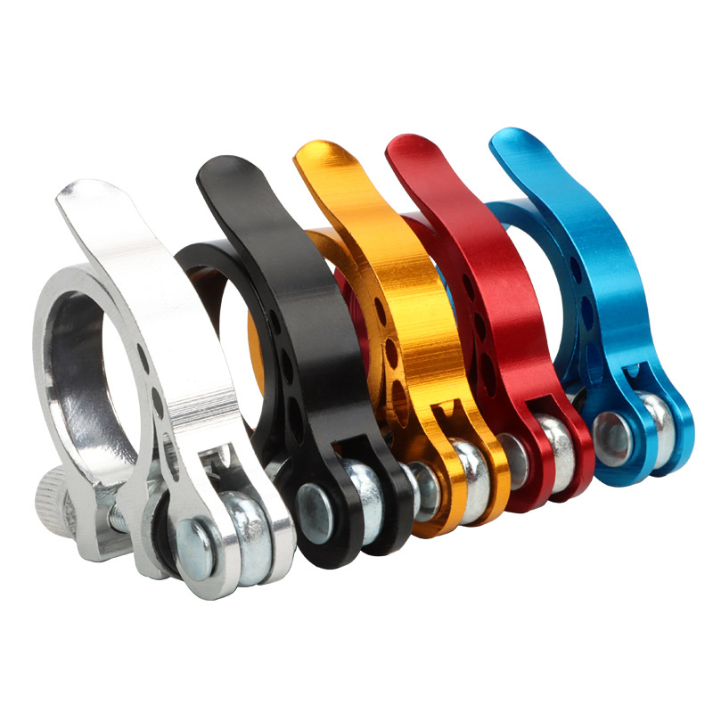 自転車シートポストクランプ 31.8/34.9mm クイック - Commuting By Bike のレビューと価格