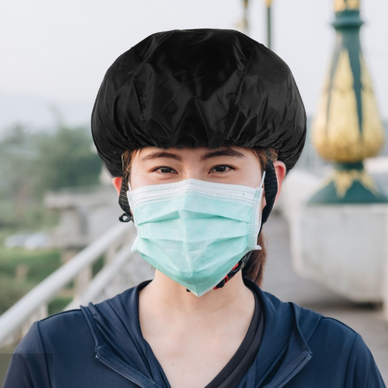 通気性があり、防水・防風性に優れた自転車用カバー。屋外でのサ - Cycling Commuter Rain Gear のレビューと価格