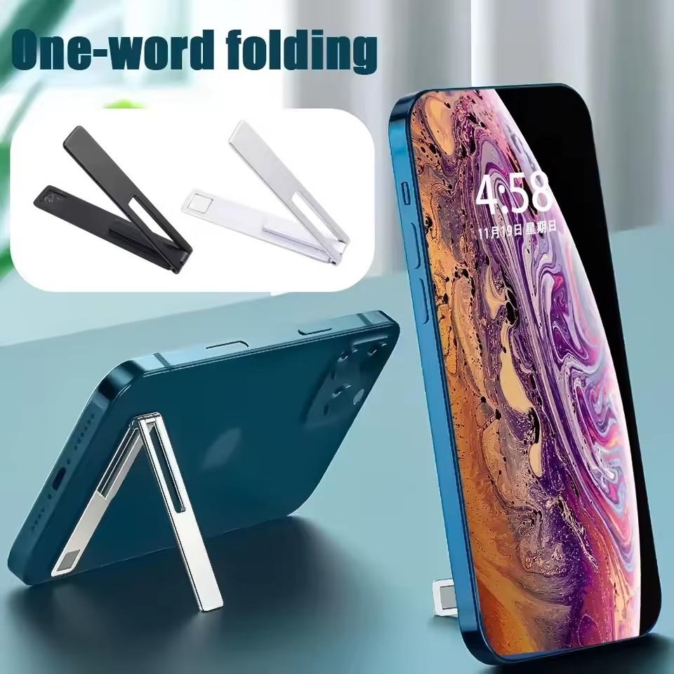 マグネティック超薄型折りたたみ式携帯電話ホルダーブラケット  - Kickstand Adjustable のレビューと価格