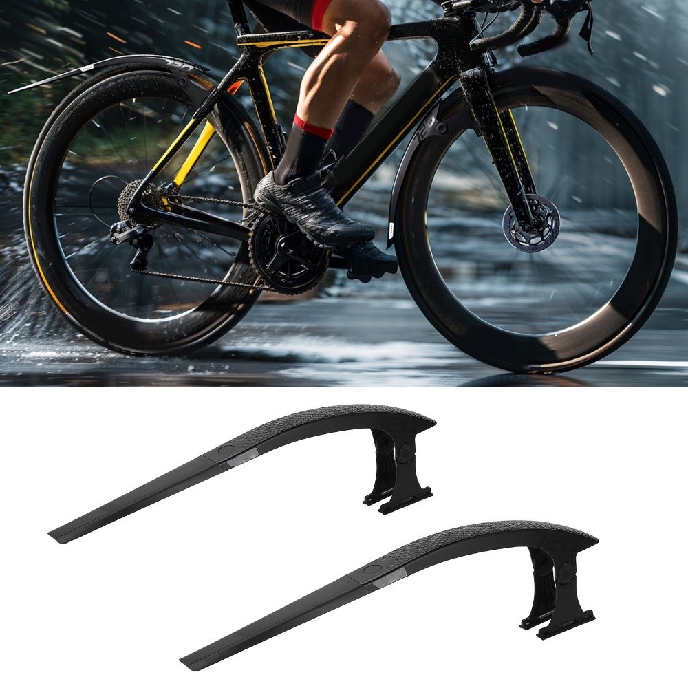 PCナイロン製ロードバイクマッドガード 軽量拡張型バイクフェ - Fender Mudguard Set のレビューと価格