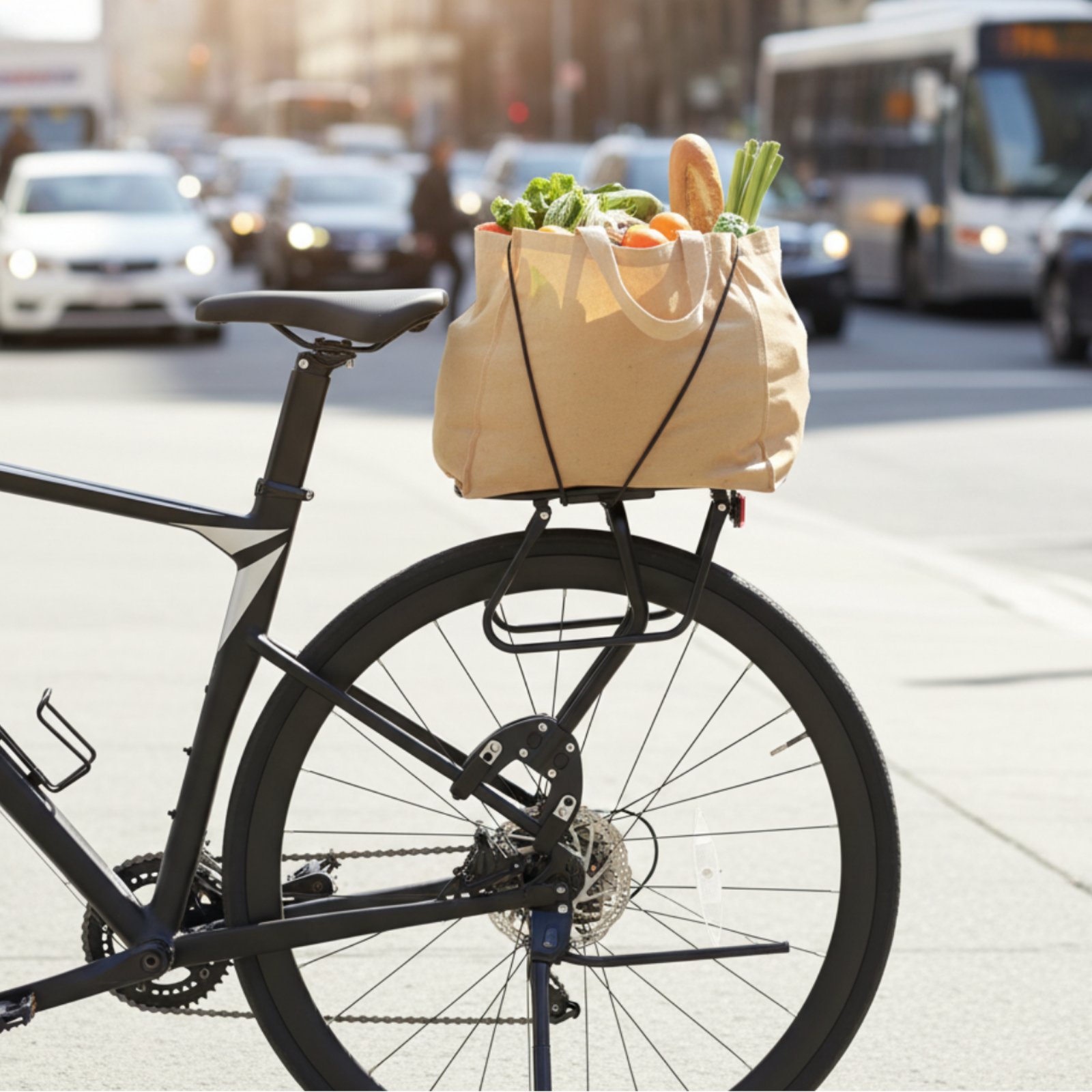 サイクルリアラック 軽量アルミニウム合金製リアバイクパニアラ - Cycling Commuting のレビューと価格