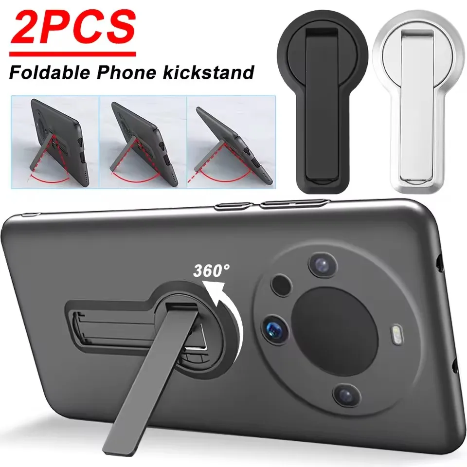 ポータブル超薄型折りたたみ式携帯電話キックスタンド自己粘着デ - Kickstand Adjustable のレビューと価格