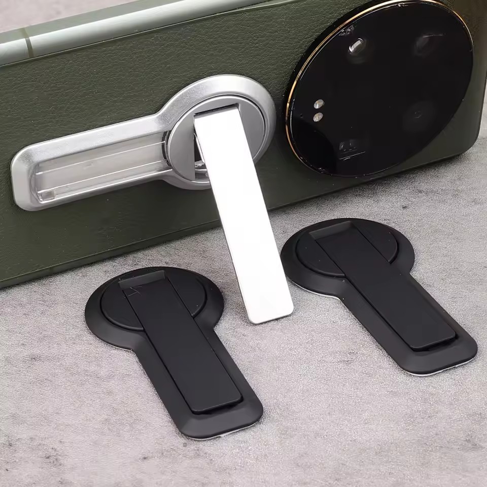 ポータブル超薄型折りたたみ式携帯電話キックスタンド自己粘着デ - Kickstand Adjustable のレビューと価格