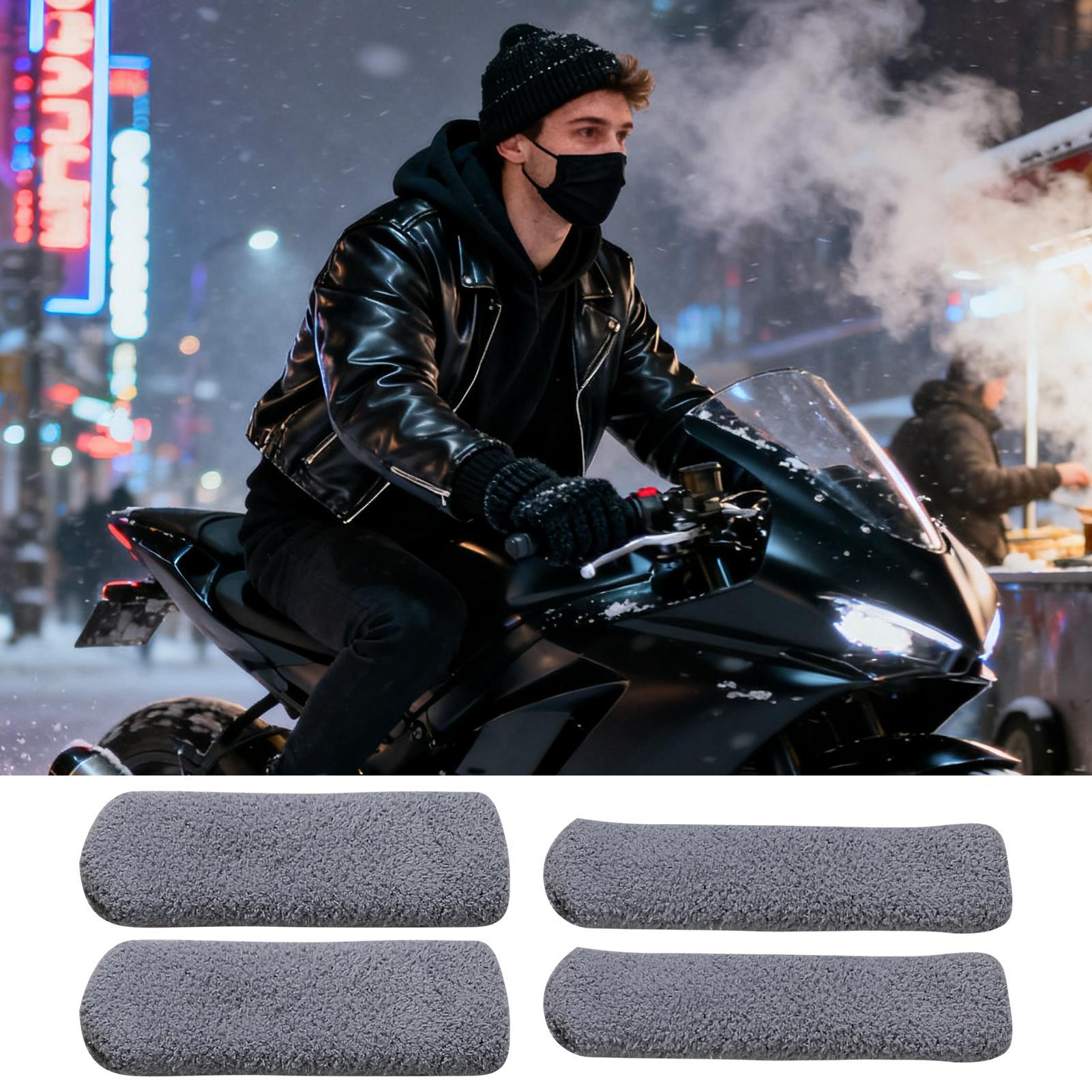 オートバイのハンドルバーカバー 暖かいソフト伸縮性のあるハン - Cycling Commuting のレビューと価格