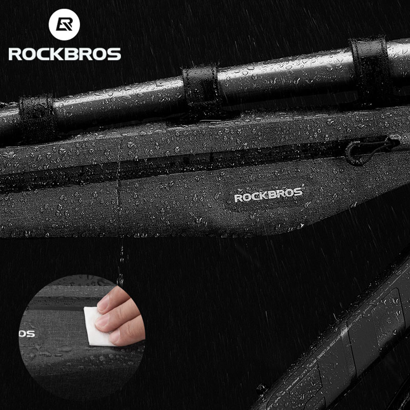 ROCKBROS 1.5L 自転車バッグ トップチューブ ト - Cycling Commuter Backpack Waterproof のレビューと価格