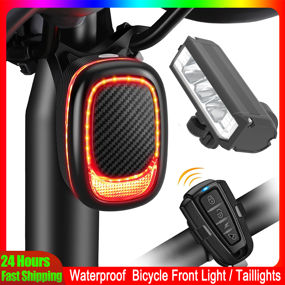 Elecpow-a6pro自転車テールライト,アラームと自転 - Bike Light Front Rear のレビューと価格
