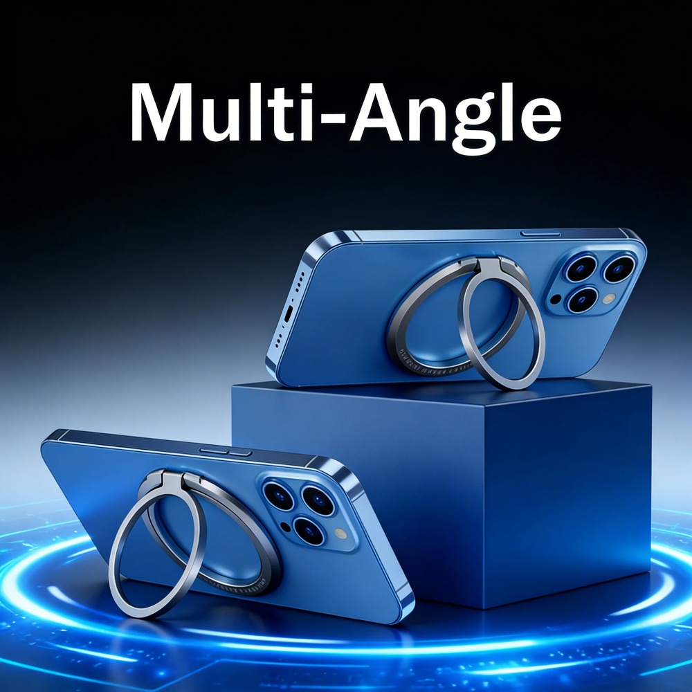 iPhone、Samsung、Xiaomiに対応。磁力で固定 - Kickstand Adjustable のレビューと価格