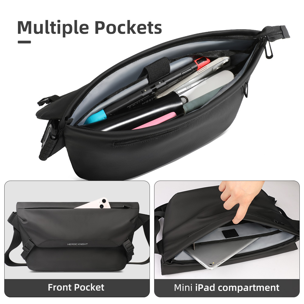 HcanKcan マンショルダーバッグ防水大容量メッセンジャ - Cycling Commuter Backpack Waterproof のレビューと価格